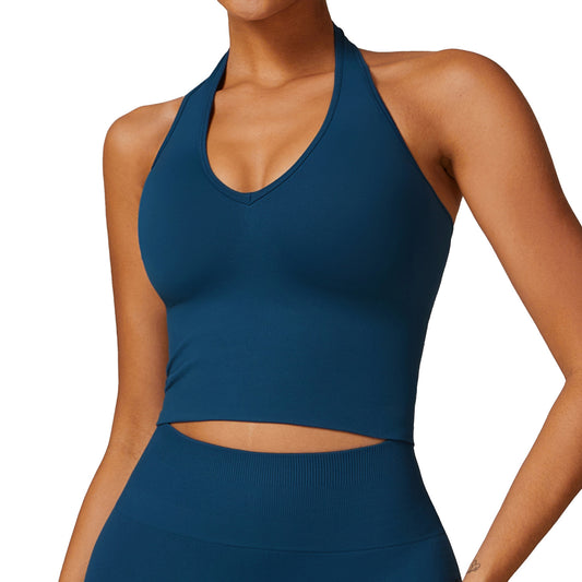 Front View, Breathable Stretch Activewear Top